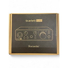 Used Focusrite Scarlett Solo Gen 3 Audio Interface
