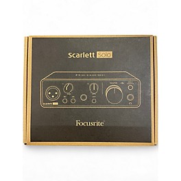 Used Focusrite Scarlett Solo Gen 3 Audio Interface