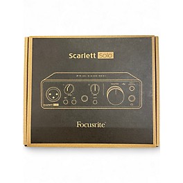 Used Focusrite Scarlett Solo Gen 3 Audio Interface