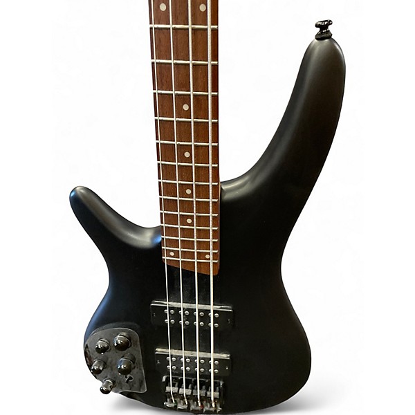 Used Ibanez SR300 Left Handed Black Electric Bass Guitar