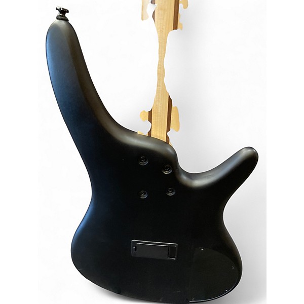 Used Ibanez SR300 Left Handed Black Electric Bass Guitar
