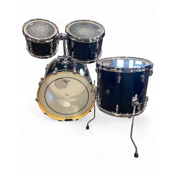 Used Gretsch Drums 4 Piece Renown RN1 Blue Burst Drum Kit