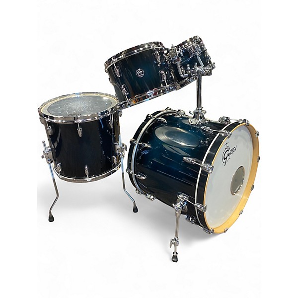 Used Gretsch Drums 4 Piece Renown RN1 Blue Burst Drum Kit