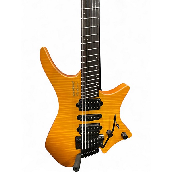 Used strandberg Boden Fusion NX 6 AMBER YELLOW Solid Body Electric Guitar