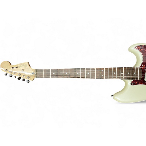 Used Squier PARANORMAL CYCLONE Pearl White Solid Body Electric Guitar