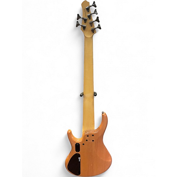 Used MTD Kingston KZ 6 String Natural Maple Electric Bass Guitar