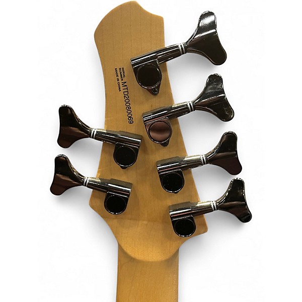 Used MTD Kingston KZ 6 String Natural Maple Electric Bass Guitar