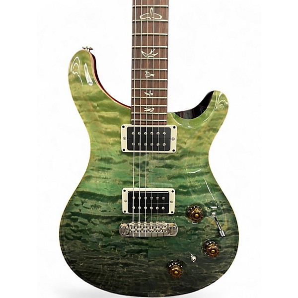 Used 2013 PRS P22 10 Top Green Fade Solid Body Electric Guitar