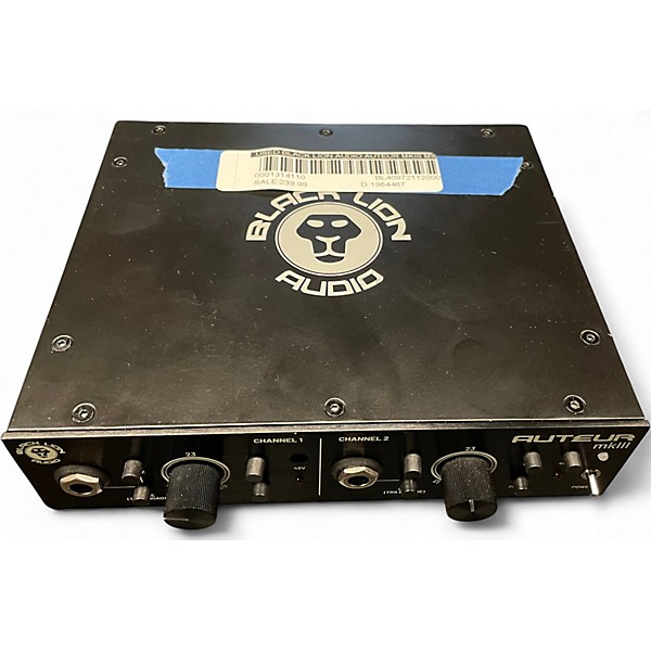 Used Black Lion Audio Auteur MKIII Microphone Preamp