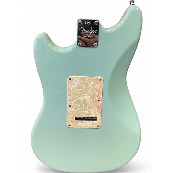 Used 2002 Fender CYCLONE Daphne Blue Solid Body Electric Guitar