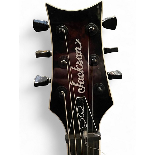 Used 2024 Jackson Diamond Rowe Signature DARK ROSE Solid Body Electric Guitar