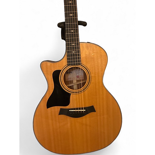 Used Taylor 314CE Left Handed Natural Acoustic Electric Guitar