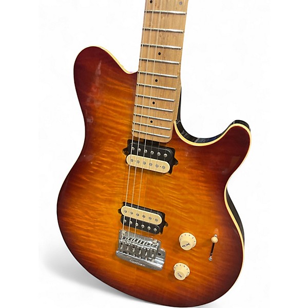 Used 2008 Ernie Ball Music Man Axis Super Sport HH Honey Burst Solid Body Electric Guitar
