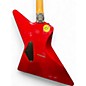 Used 2000s Epiphone EXPLORER Candy Apple Red Metallic Solid Body Electric Guitar