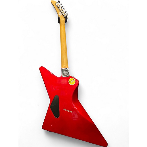 Used 2000s Epiphone EXPLORER Candy Apple Red Metallic Solid Body Electric Guitar