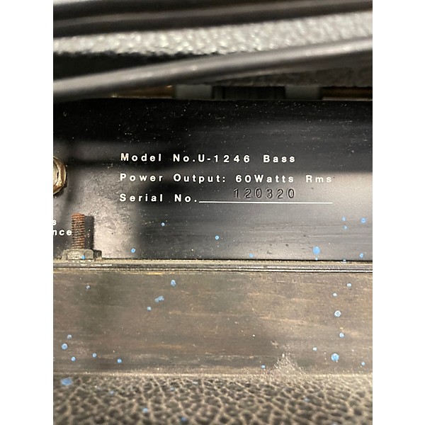 Vintage 1970s Univox U1246 Tube Bass Amp Head