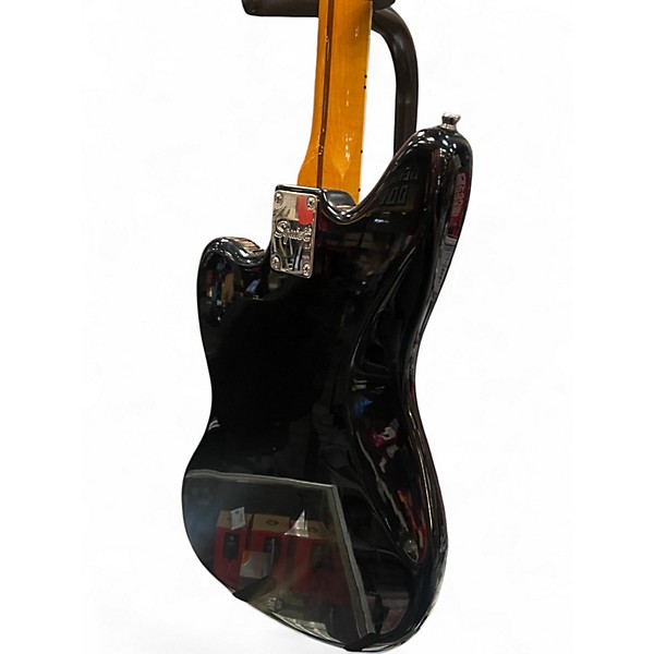 Used Squier Classic Vibe 70's Jaguar Black Solid Body Electric Guitar