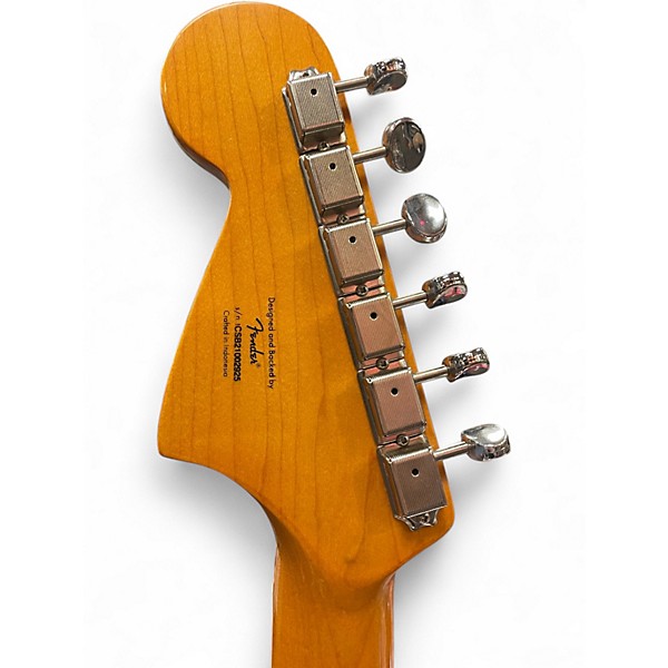 Used Squier Classic Vibe 70's Jaguar Black Solid Body Electric Guitar