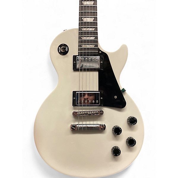 Used Gibson Les Paul Studio Alpine White Solid Body Electric Guitar
