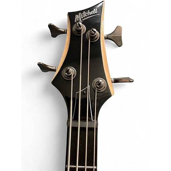 Used Mitchell MB200BR Red Electric Bass Guitar