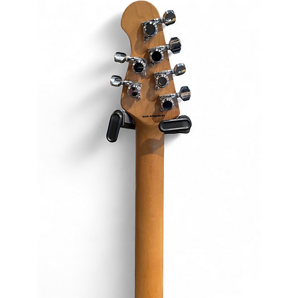 Used Sterling by Music Man Valentine Trans Buttermilk Solid Body Electric Guitar