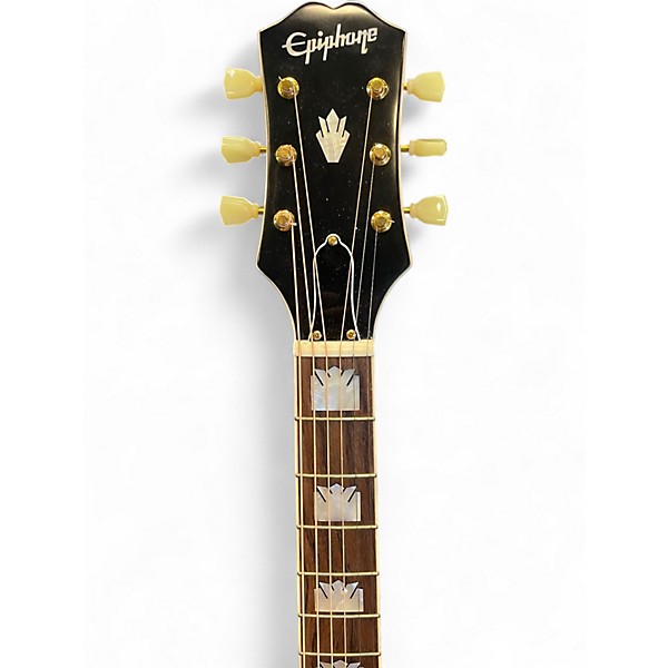 Used Epiphone J-200 Natural Acoustic Electric Guitar