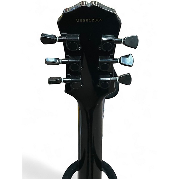 Used Epiphone Les Paul Custom Ebony Solid Body Electric Guitar