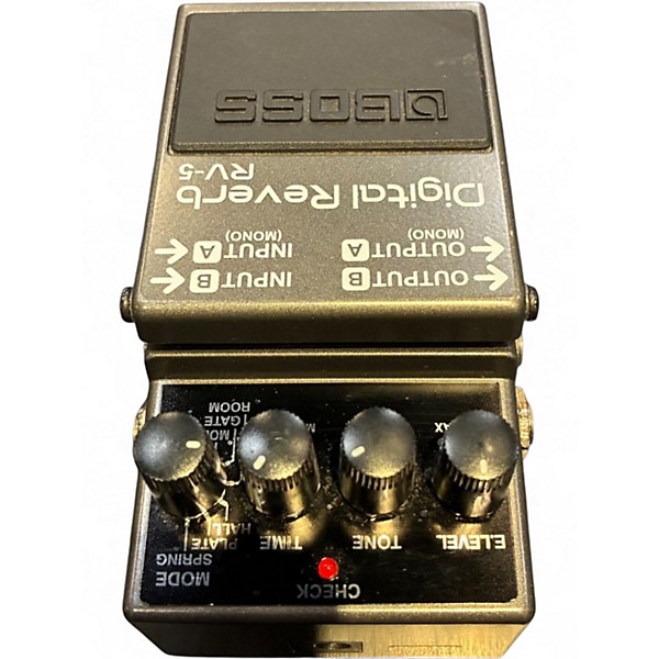 Used BOSS RV5 Digital Reverb Effect Pedal