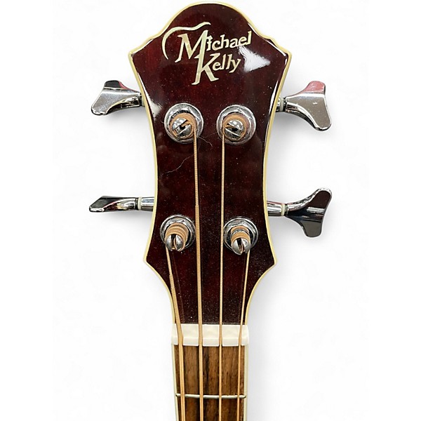 Used Michael Kelly ST-AB4 Natural Acoustic Bass Guitar