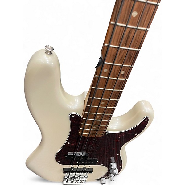Used Fender PLAYER PLUS PJ BASS Pearl White Electric Bass Guitar