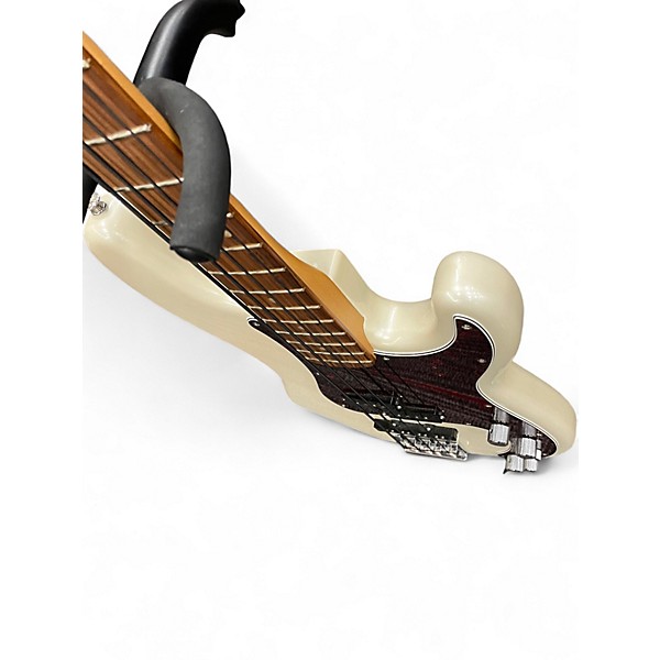 Used Fender PLAYER PLUS PJ BASS Pearl White Electric Bass Guitar