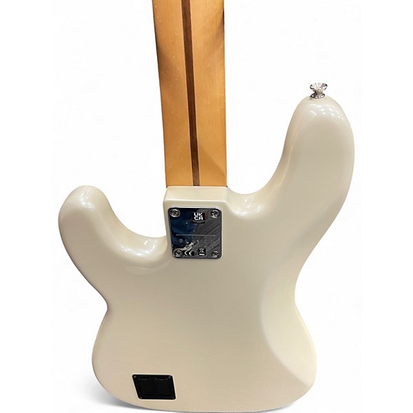 Used Fender PLAYER PLUS PJ BASS Pearl White Electric Bass Guitar