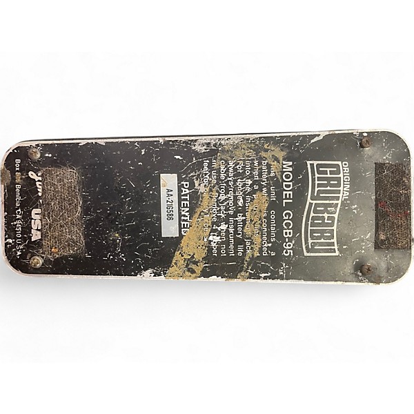 Used Dunlop Original Cry Baby Wah Effect Pedal