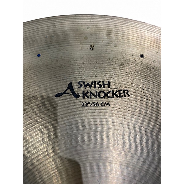 Used Zildjian 22in A SWISH KNOCKER Cymbal