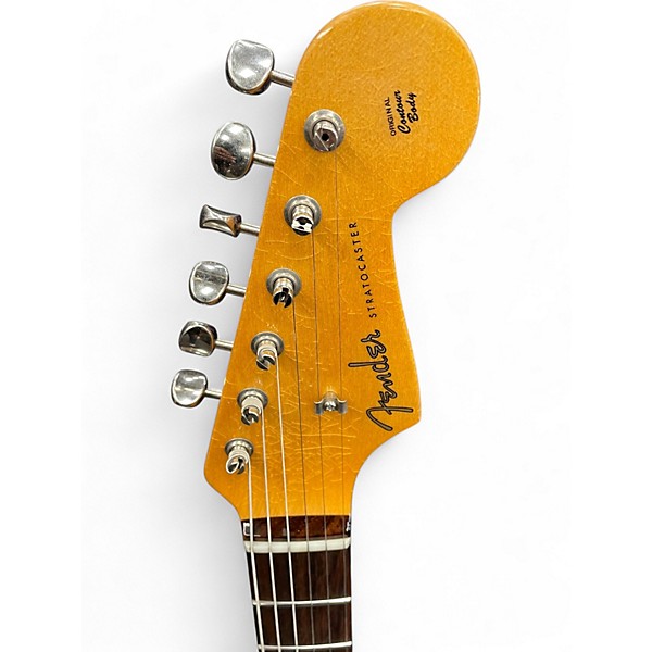 Used Fender vintage custom 59' Daphne Blue Solid Body Electric Guitar