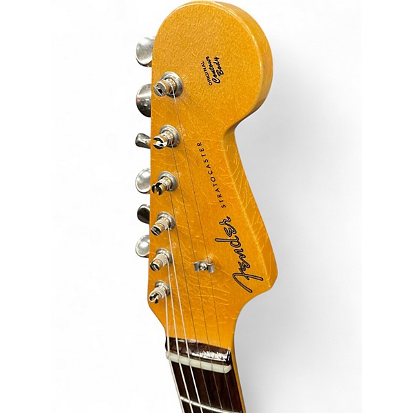 Used Fender vintage custom 59' Daphne Blue Solid Body Electric Guitar