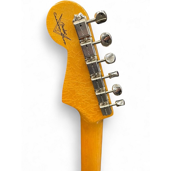 Used Fender vintage custom 59' Daphne Blue Solid Body Electric Guitar