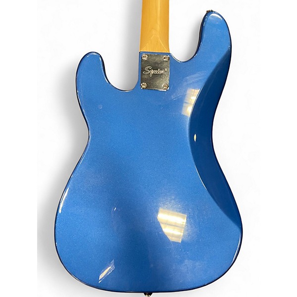 Used Squier Precision Bass Blue Electric Bass Guitar