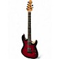 Used Sterling by Music Man Rabea Massaad Artist Series Sabre Blood Flame Burst Solid Body Electric Guitar