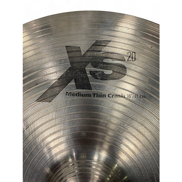 Used SABIAN 16in XS20 Medium Thin Crash Cymbal