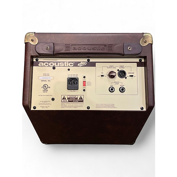 Used Acoustic A20 20W Acoustic Guitar Combo Amp