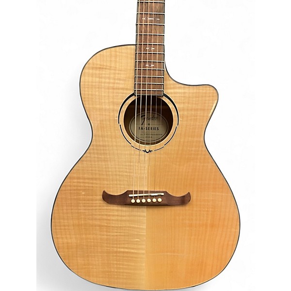 Used Fender FA345CE Natural Acoustic Electric Guitar