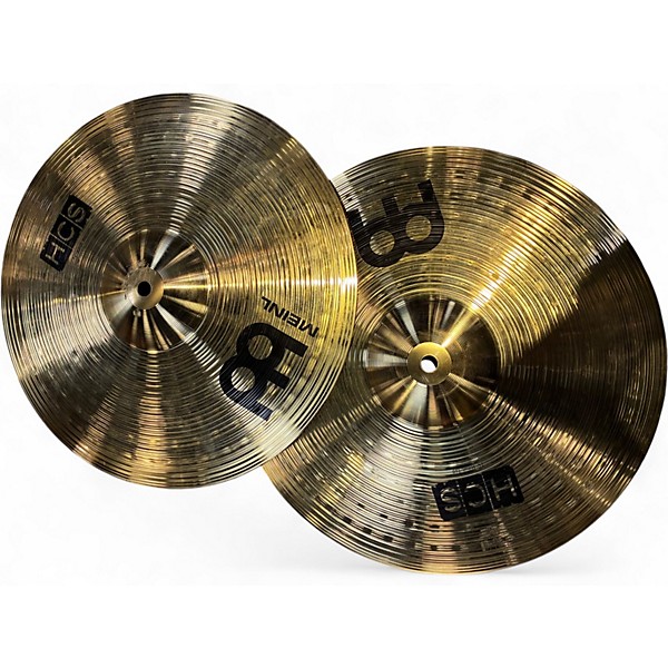 Used MEINL 14in HCS Hi Hat Pair Cymbal