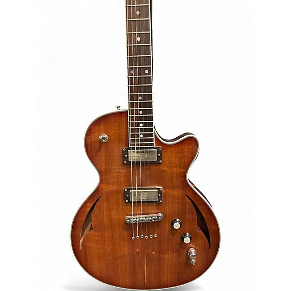 Used Parkwood pwh4 Natural burst Hollow Body Electric Guitar