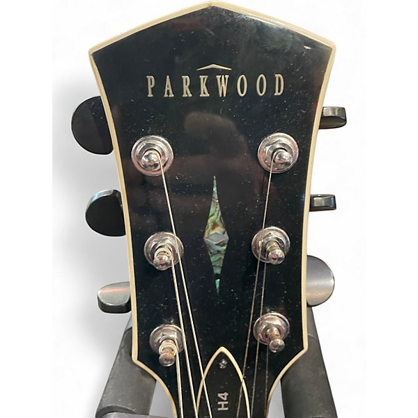 Used Parkwood pwh4 Natural burst Hollow Body Electric Guitar