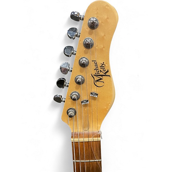 Used 2022 Michael Kelly CC55EB Striped Ebony Solid Body Electric Guitar