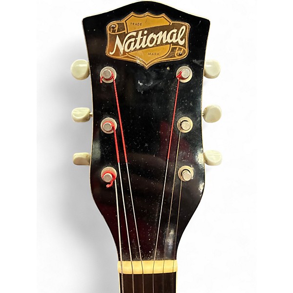 Vintage 1951 National Club Combo Natural Hollow Body Electric Guitar