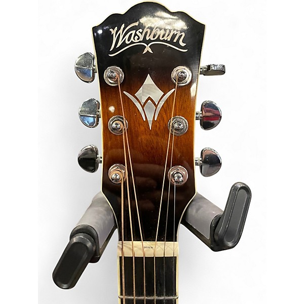 Used Washburn EA15ATB-A 2 Color Sunburst Acoustic Guitar