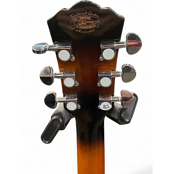 Used Washburn EA15ATB-A 2 Color Sunburst Acoustic Guitar