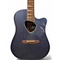 Used Ibanez ALT30 Altstar Ice Blue Metallic Acoustic Electric Guitar